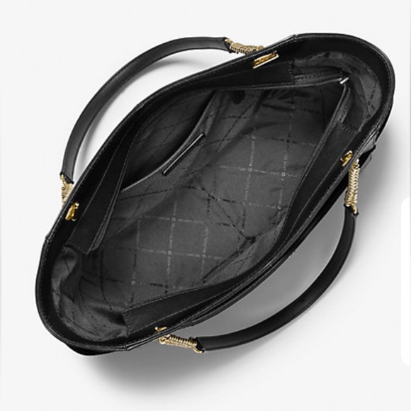 NWOT Michael Kors Jet Set Large Saffiano Leather Shoulder Bag - Picture 2 of 3